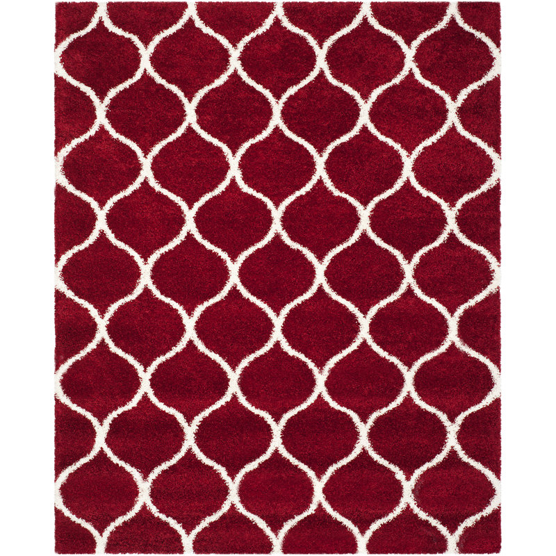 Tapis à poils longs Darrold Hudson, Rectangle 10 pi x 14 pi