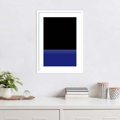 «Sea» par Alex Caminker, impression sur bois encadrée