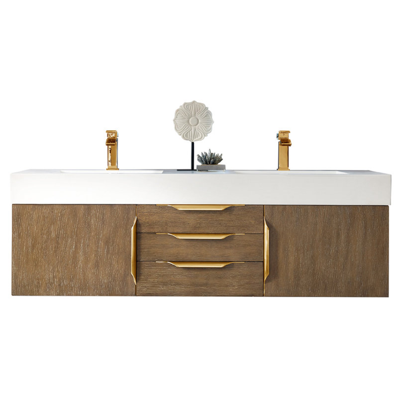 Mercer Island 60'' W Double Bathroom Vanity Base