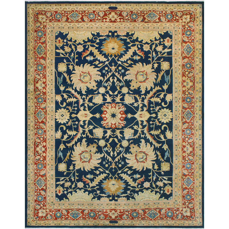 Tapis bleu-vert persan Duncan