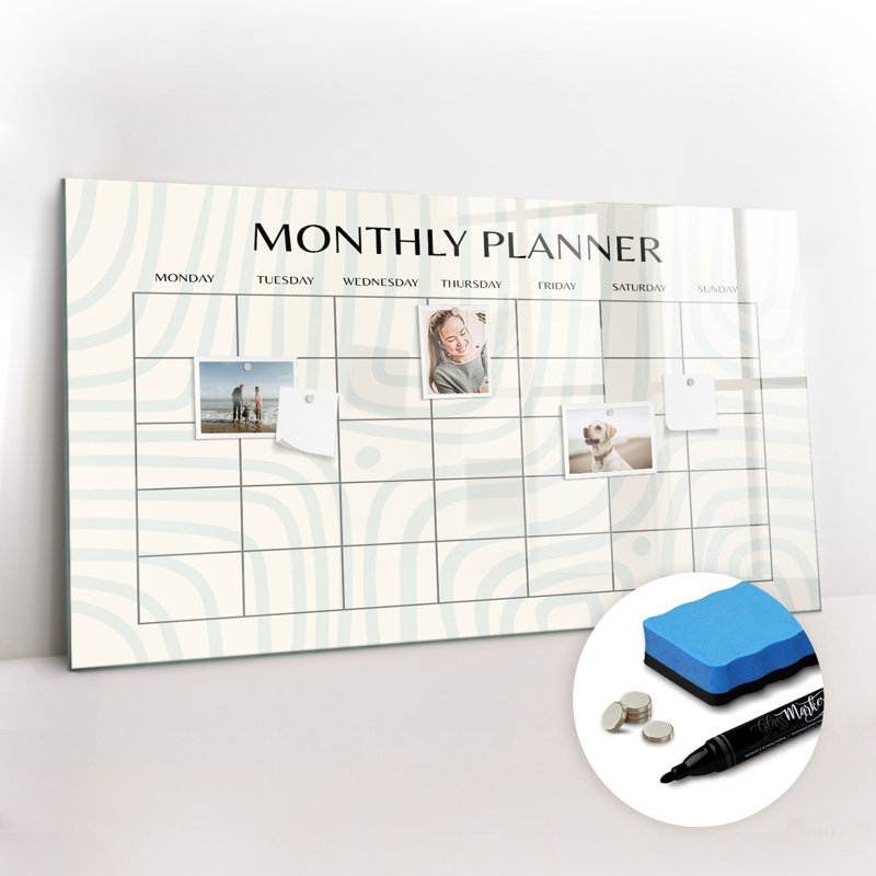 Magnetic Glass Dry Erase Board