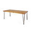 Ensemble de salle à manger 7 pièces pour patio, 6 chaises modernes et 1 grande table-125822053