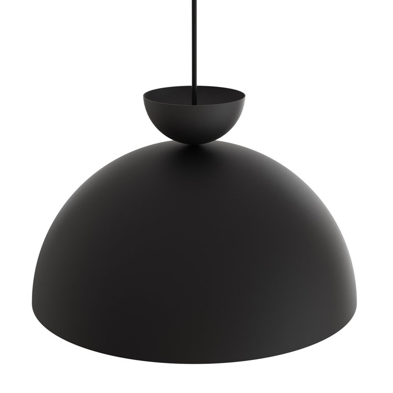 LUNARO 1S BL, Matt Black, 140cm H x 40cm W x 40cm D