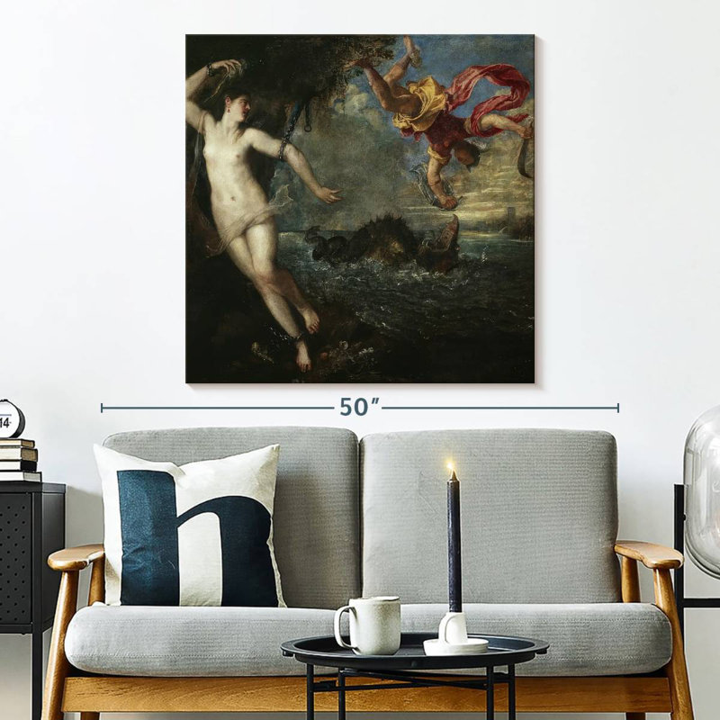 Leisha Perseus et Andromède, H 33 po x l 33 po