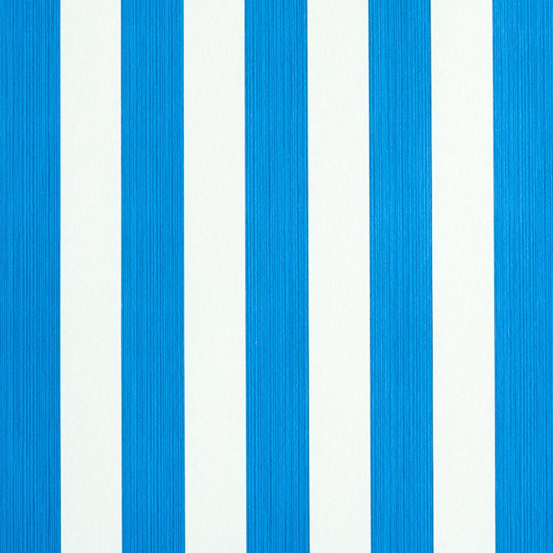 Edwin Stripe Medium Wallpaper, Cobalt