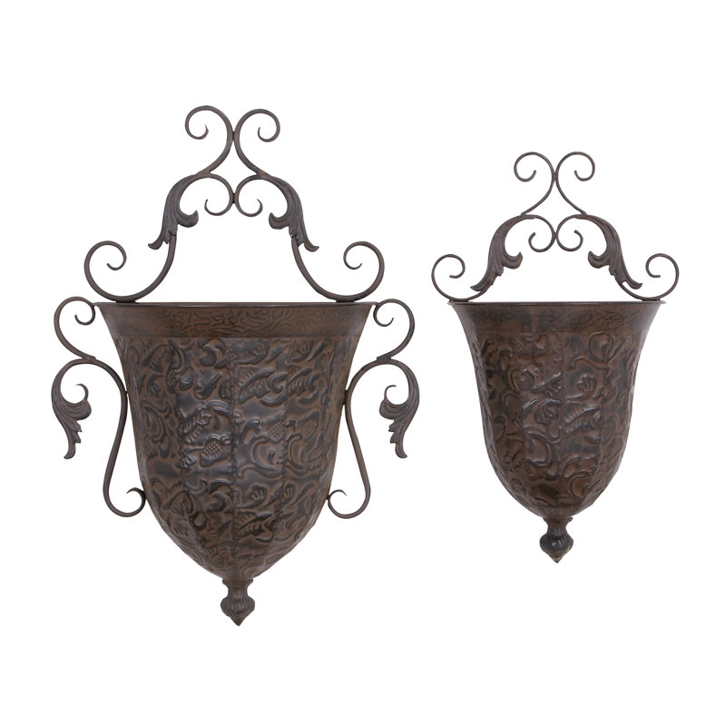 Bayla Metal Alloy Wall Planter