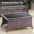  4-Piece Patio Furniture Set With Swivel Glider Chairs, 6-Inch Ultra-Plush Cushions & Water-Resistant Olefin Fabric-360594702