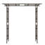Arche de jardin en métal avec support réglable