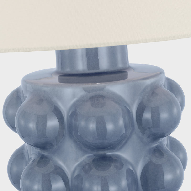 Vedra Table Lamp, Polar Blue Crackle