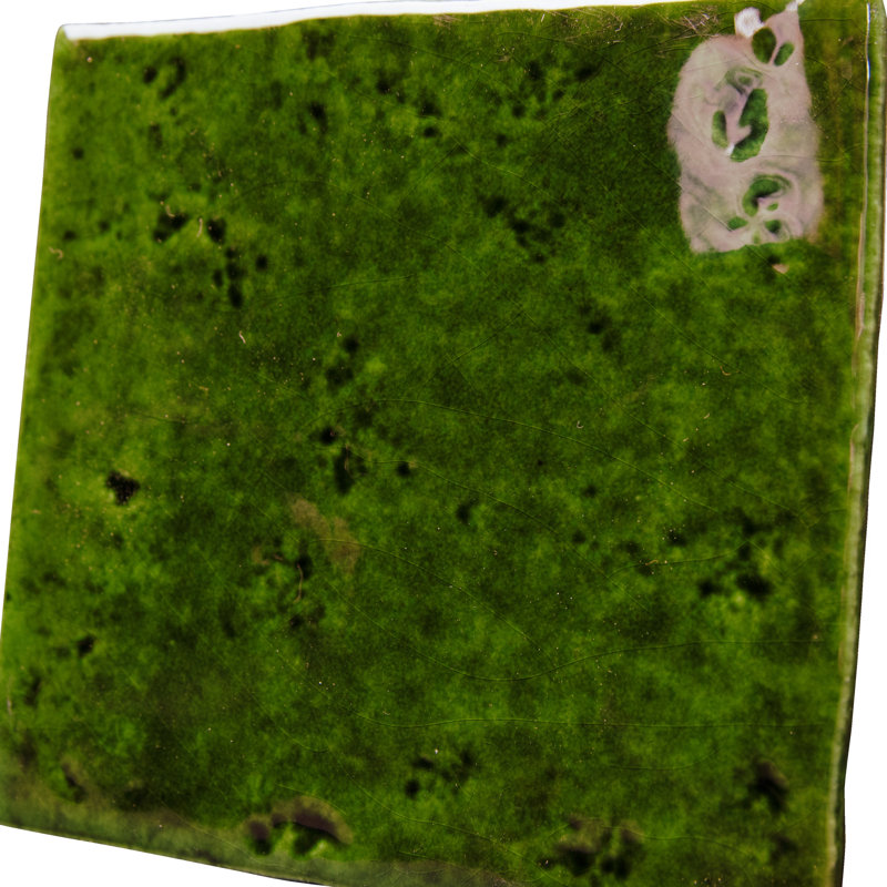 Menorca 4 In. X 4 In. Ceramic Wall Tile, Tourmaline Green
