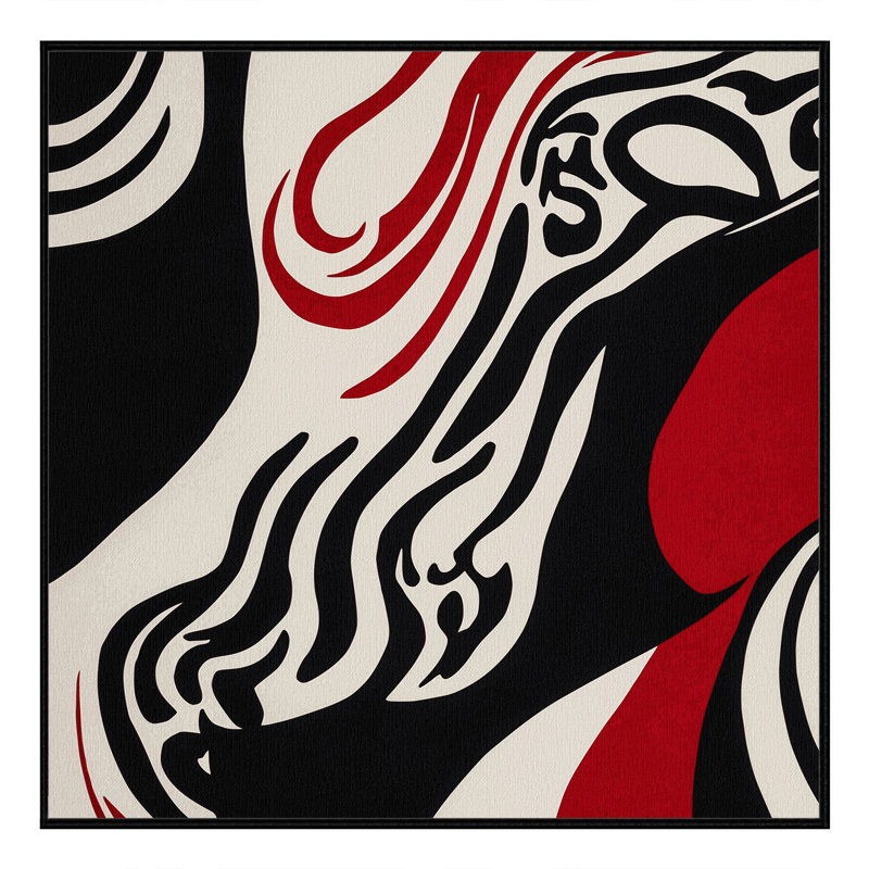 Tapis Fiery Harmony, Carré 5 pi