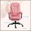 Fauteuil de massage vibrant à 7 points avec dossier haut, inclinable et repose-pieds pour un confort et une détente ultimes