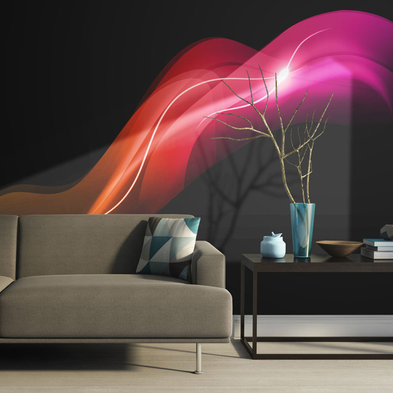 Abstract Colourful Jellyfish 3.09m x 400cm Wallpaper, 350 cm x 270 cm