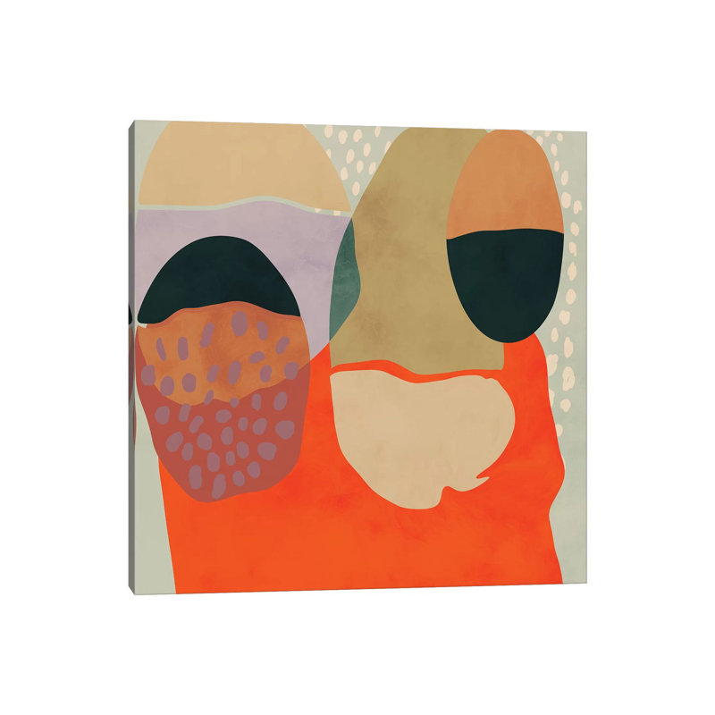 Shapes Abstract Study, Wrapped Canvas, No Matte, 48" H x 48" W x  1.5" D