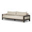 Chapman Outdoor Metal Sofa-106"-Bronze