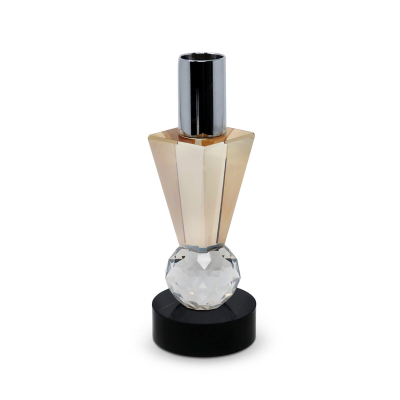 Multicolored Crystal Candle Holder