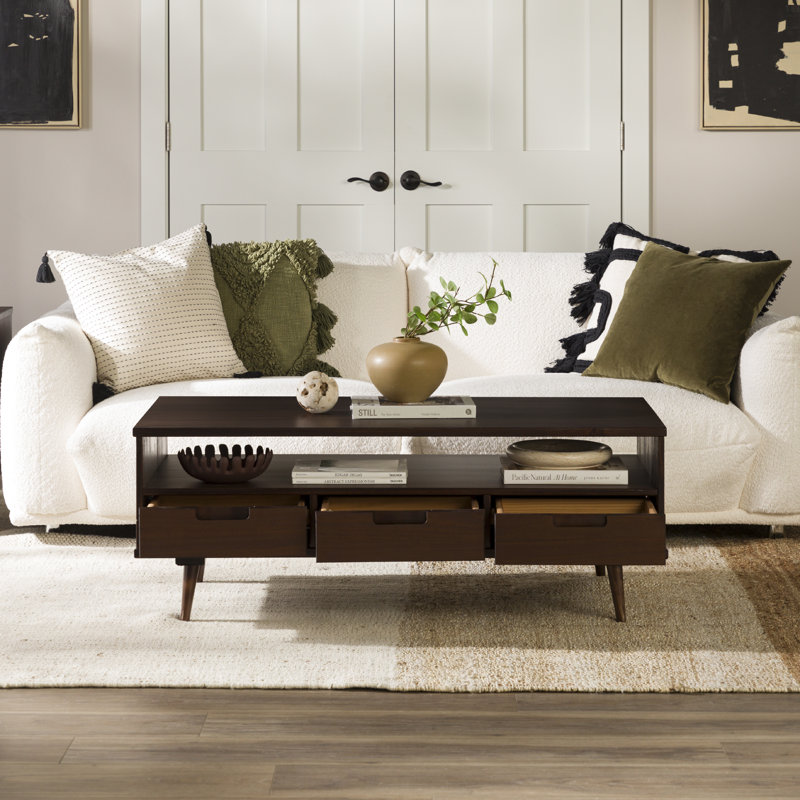 Solid Coffee Table, Walnut