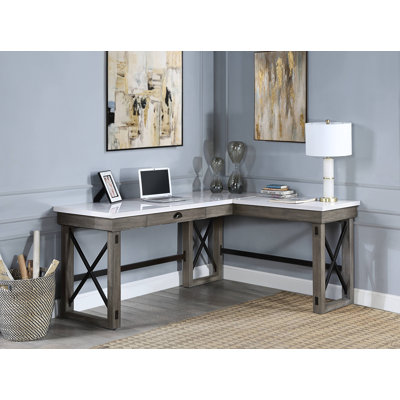 Bureau d'écriture avec plateau en marbre