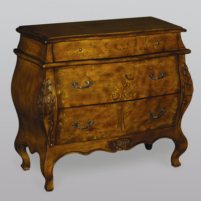 Commode bombée 3 tiroirs