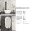 x Freestanding Soaking Plastic / Acrylic Bathtub