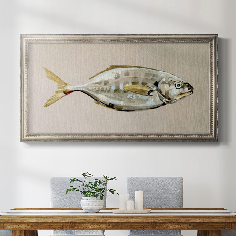 Fresh Fish Study I - Cadre photo unique, impression sur toile, H 29 po x l 53 po x P 1 po