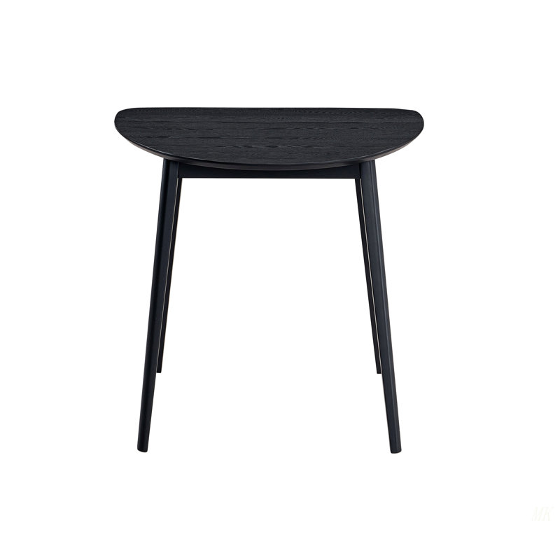 Real Black Finish Dining Table