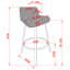Tabouret de comptoir 26 po Glazier-24285207