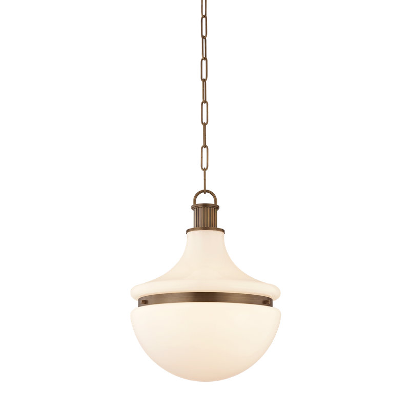 Luminaire suspendu Barryville, H 20,25 po x l 15,75 po x P 15,75 po, 25 W