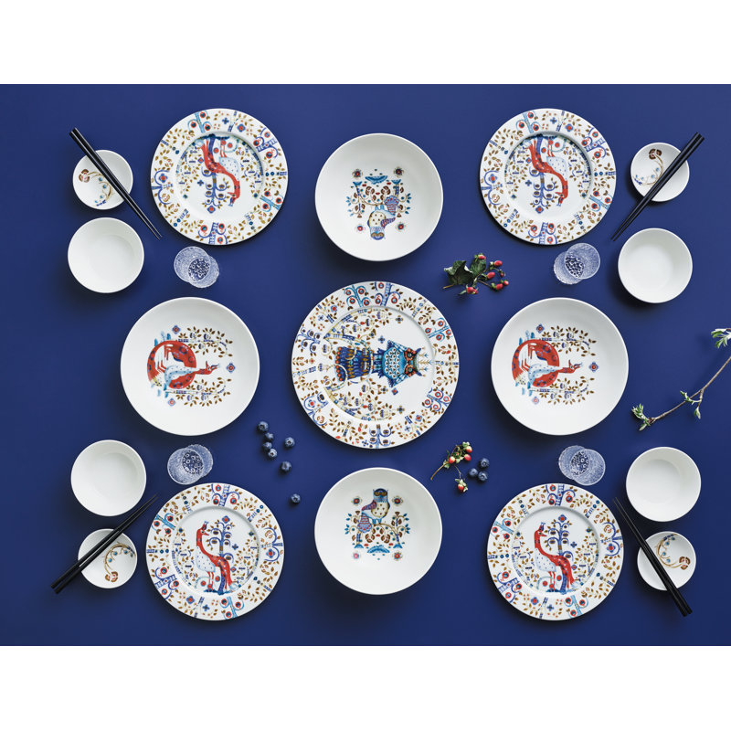 Iittala Taika 10.7087" Dinner Plate, Blue
