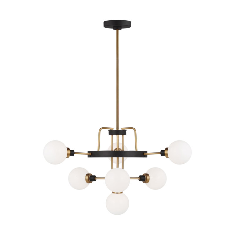 Lustre linéaire spoutnik moderne à 7 lumières Andrea