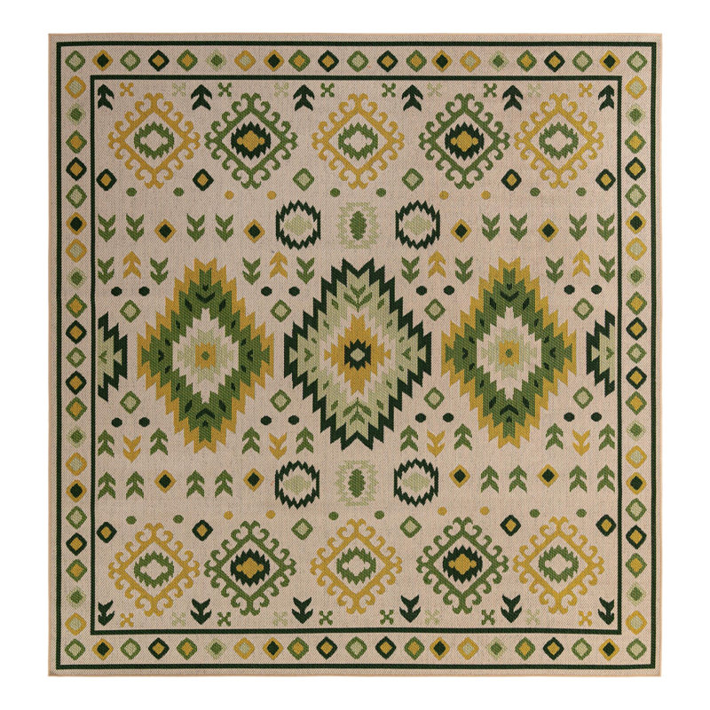 Jalapa Marlenia Indoor/Outdoor Area Rug, Carré 10 pi