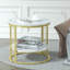 Angelamarie 20.16'' Tall Frame 2 Tier Table