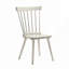 Ensemble de chaises de salle à manger rustiques 2 pièces, structure en bois massif, design moderne de ferme, assemblage facile-2081383641
