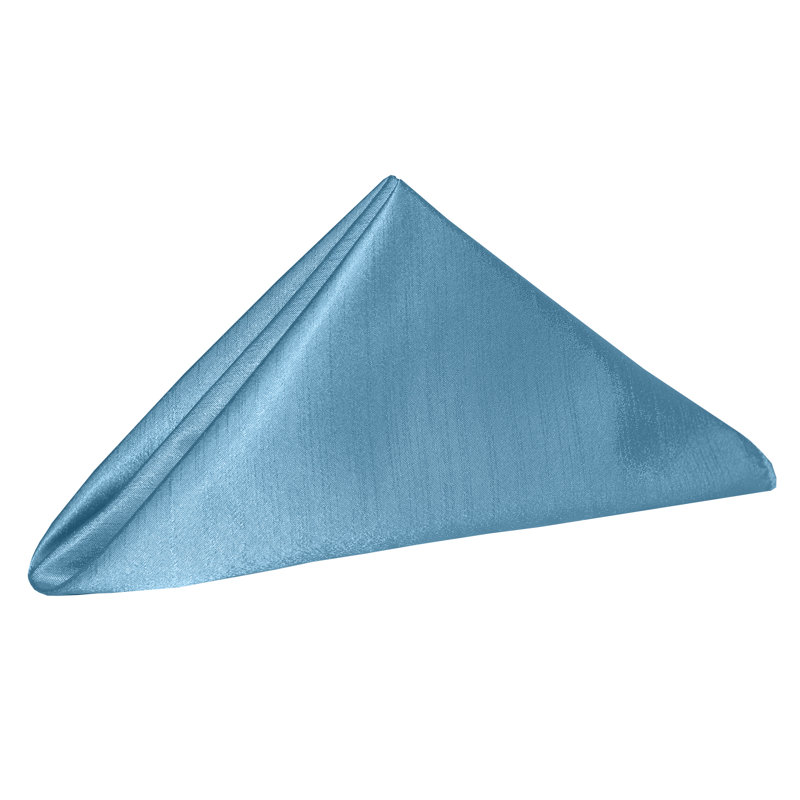 Yulia Silk Square Napkin, Light Blue, 20" x 20"
