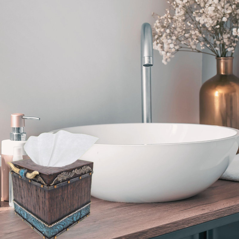 Couvre-boîte en mouchoir en résine