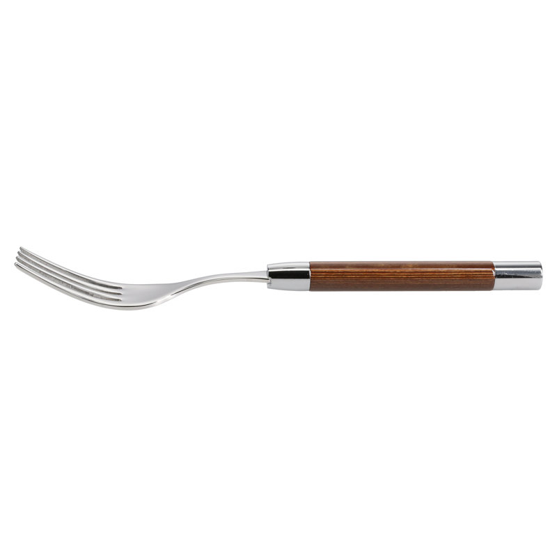 BIA Cordon Bleu Conty 5 Piece 18/10 Stainless Steel Flatware Set, Service for 1, Brown