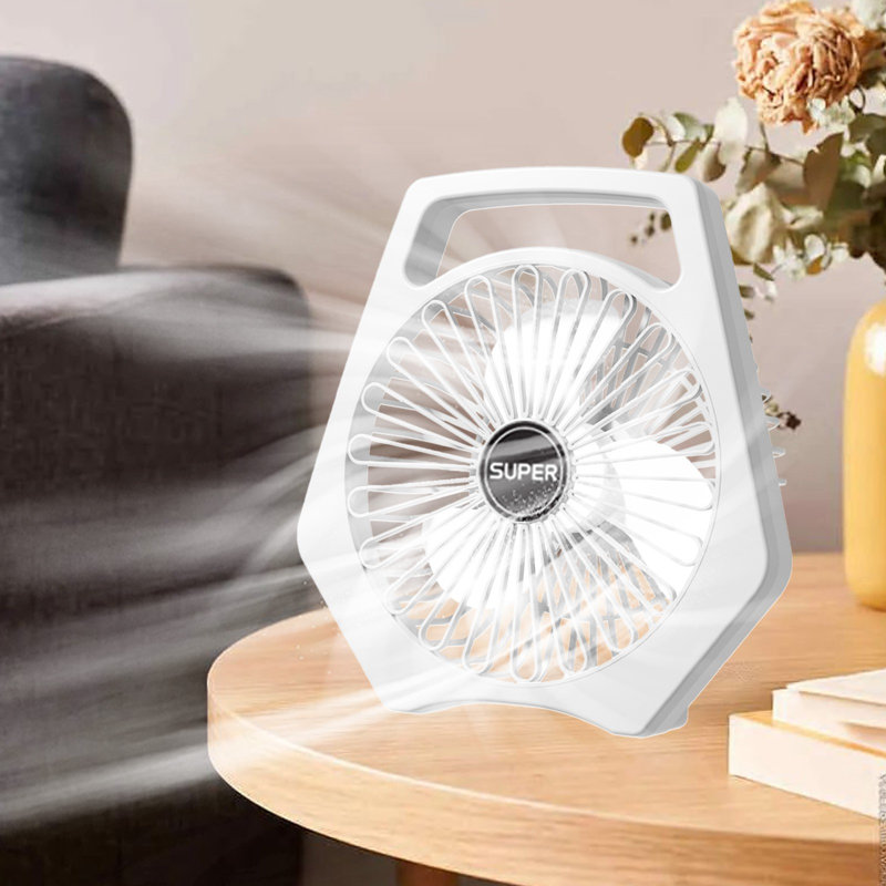 Ventilateur de bureau USB ventilateur de bureau, White