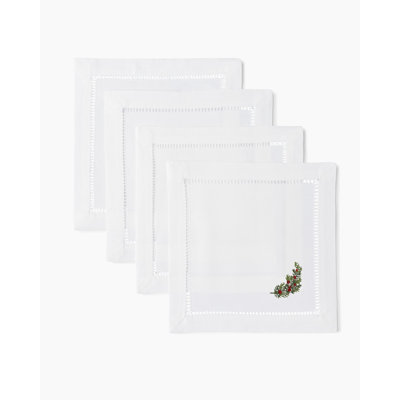 Wreath Snow Cocktail Napkins