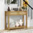 Rattan Console Table With 2 Drawers