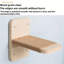Corde d'escalade pour chat avec tablette murale en bois