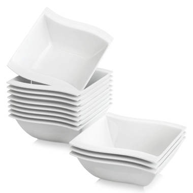 MALACASA Flora Wavy Modern Porcelain Dinnerware Set (Service for 6) - On  Sale - Bed Bath & Beyond - 31648150