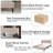 Contemporary Wingback Platform Bed-1148571728-1148571730