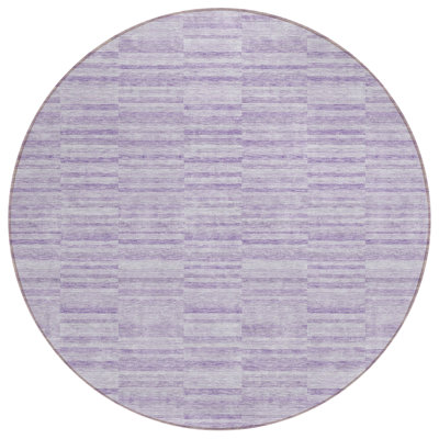 Tapis intérieur lavable rayé 8 pi