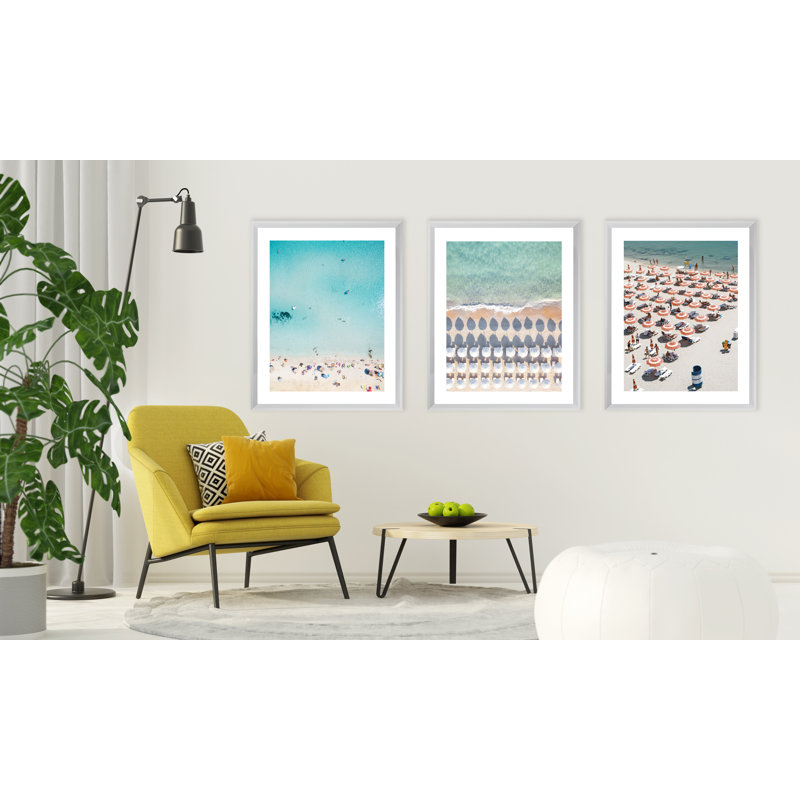 Sardinia Beach - Print on Wood