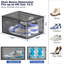 Shoe Storage Box, 6 Pcs Shoe Box Clear Plastic Stackable, Sturdy Foldable Shoe Organizer Containers With Magnetic Door-1687803124