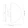 Pensee 1 - Light LED Flush Mounted Sconce