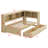 Daybed With Two Storage Drawers, Storage Cabinets And USB Ports