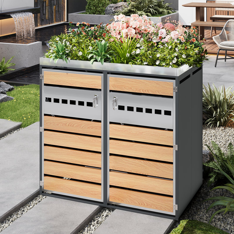Metal Double Bin Store