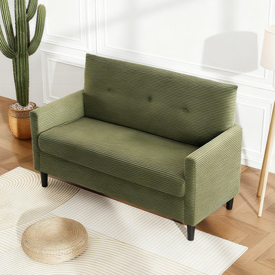 Embrace Supreme Relaxation: 50" Loveseat With Plush Cushioning