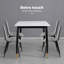 44 cm H Tufted Stackable Accent in Grey